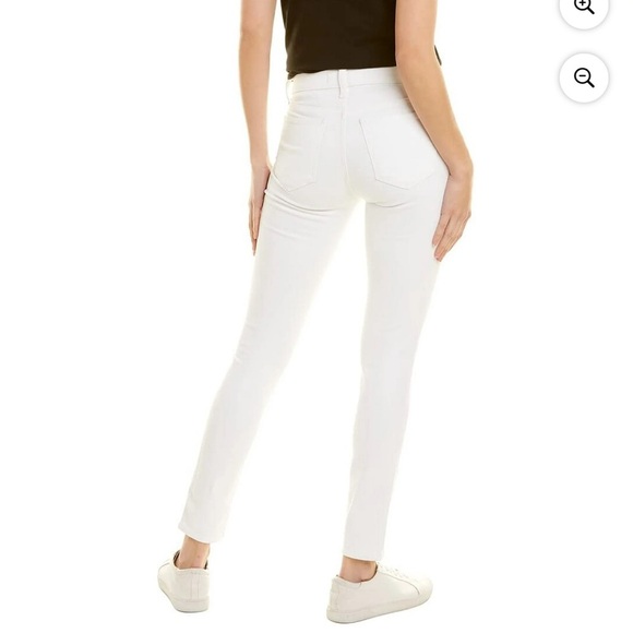 Joe's Jeans Women's The Icon Ankle Mid Rise Skinny in White - Picture 2 of 7